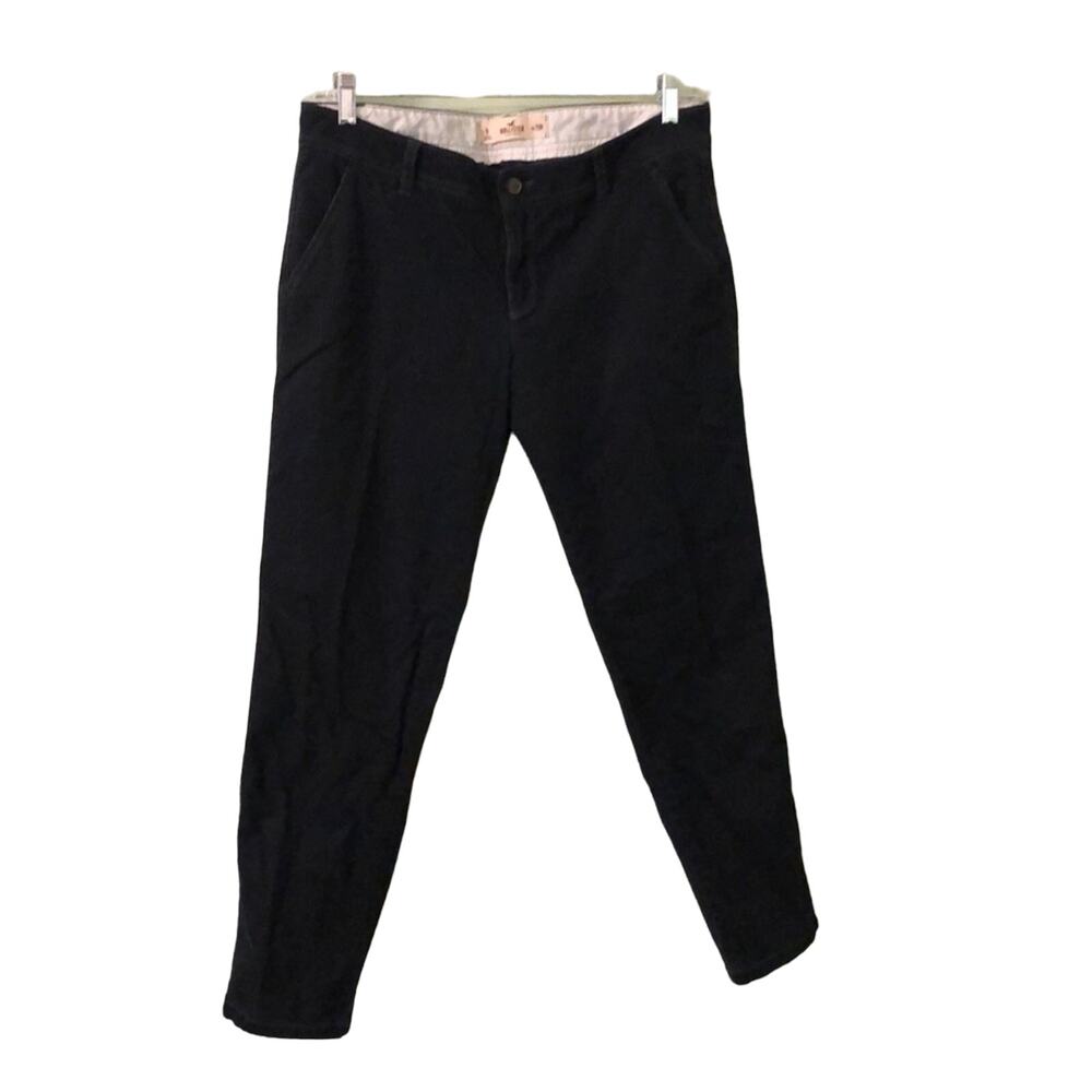 Hollister  Navy Straight Leg Chino Pants Juniors Size 9/29R Preppy